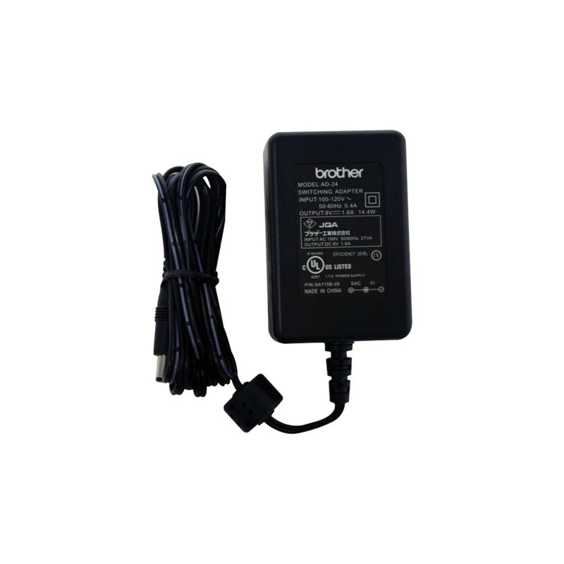 BROTHER AD24ESEU Adaper for PT - typ AD24EU (7v - 9.5v/1.2amp - 1.3amp) (EC)