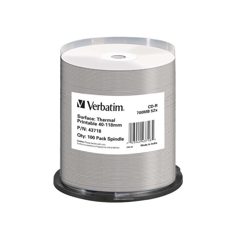Verbatim CD-R 52x 700MB 43718 sp 100