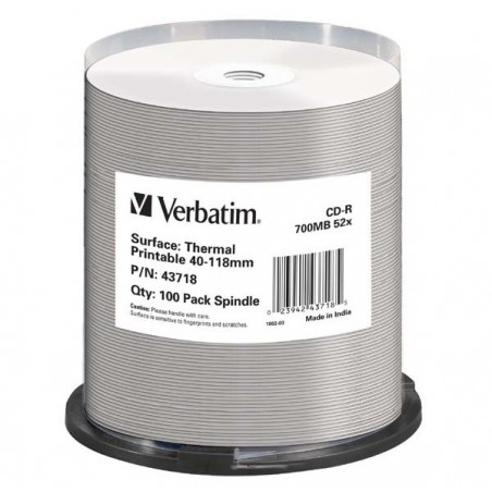 Verbatim CD-R 52x 700MB 43718 sp 100