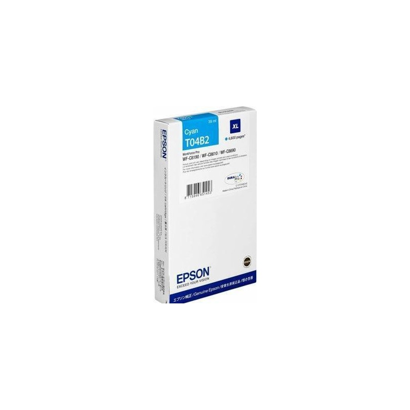 Epson Tusz T04B2 XL Stylus Cyan 4.6K