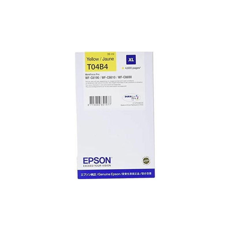 Epson Tusz T04B4 XL Stylus Yellow 4.6K