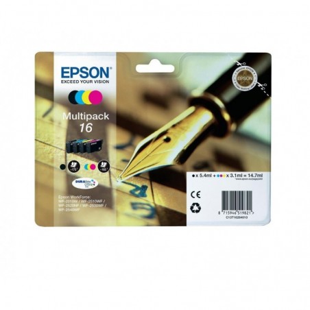 Epson Tusz WF2010 T1626 CMYK bk5.4ml + 3x3.1ml