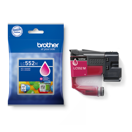 Tusz Brother LC552M Magenta - 550 Stron | Drukarki.pl Tusz Brother LC552M Magenta - 550 Stron | Drukarki.pl