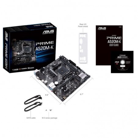 Płyta główna PRIME A520M-K AM4 DDR4 DSUB/HDMI mATX 