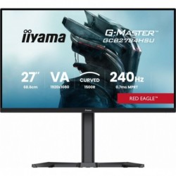 Monitor 27 cali GCB2784HSU-B1 FHD, 0.7ms, VA, 1500R, 240Hz, 2xHDMI, DP, 2xUSB, FreeSync Premium -1920x1080 (48-240Hz), HDR10, 2x