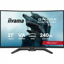 Monitor 27 cali GCB2784HSU-B1 FHD, 0.7ms, VA, 1500R, 240Hz, 2xHDMI, DP, 2xUSB, FreeSync Premium -1920x1080 (48-240Hz), HDR10, 2x