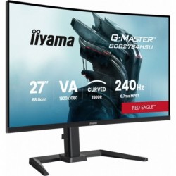 Monitor 27 cali GCB2784HSU-B1 FHD, 0.7ms, VA, 1500R, 240Hz, 2xHDMI, DP, 2xUSB, FreeSync Premium -1920x1080 (48-240Hz), HDR10, 2x