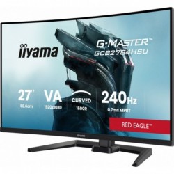 Monitor 27 cali GCB2784HSU-B1 FHD, 0.7ms, VA, 1500R, 240Hz, 2xHDMI, DP, 2xUSB, FreeSync Premium -1920x1080 (48-240Hz), HDR10, 2x
