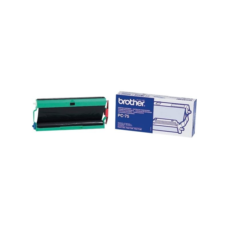 BROTHER PC75YJ1 Kaseta z taśmą Brother 144str FAX-T102 / FAX-104 / FAX-106