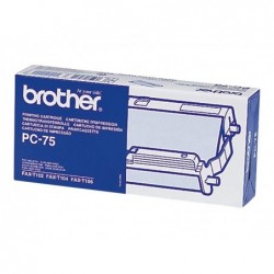 BROTHER PC75YJ1 Kaseta z taśmą Brother 144str FAX-T102 / FAX-104 / FAX-106
