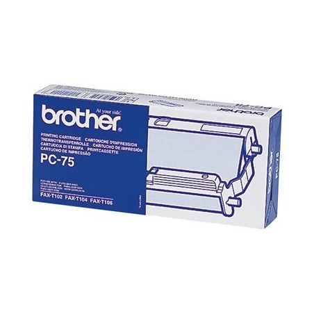 BROTHER PC75YJ1 Kaseta z taśmą Brother 144str FAX-T102 / FAX-104 / FAX-106