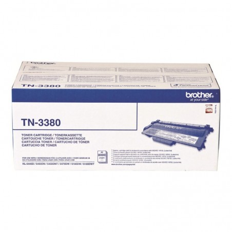 Brother Toner TN-3380 Black 8K Brother Toner TN-3380 Black 8K
