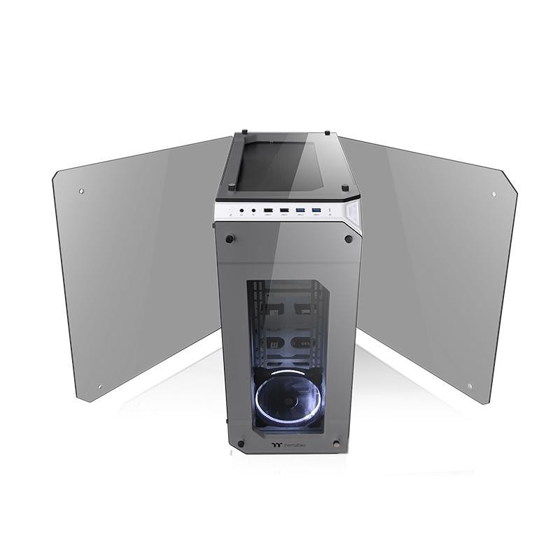 Obudowa View 71 Riing Tempered Glass E-ATX Full Tower - edycja Snow Obudowa View 71 Riing Tempered Glass E-ATX Full Tower - edycja Snow