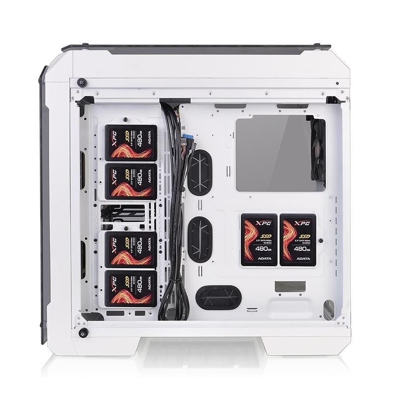 Obudowa View 71 Riing Tempered Glass E-ATX Full Tower - edycja Snow Obudowa View 71 Riing Tempered Glass E-ATX Full Tower - edycja Snow