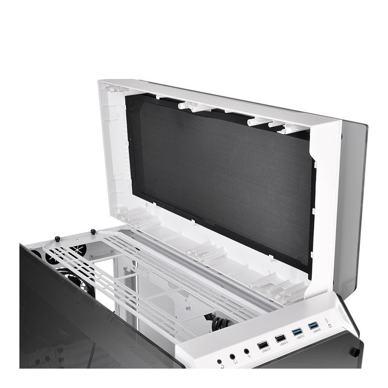 Obudowa View 71 Riing Tempered Glass E-ATX Full Tower - edycja Snow Obudowa View 71 Riing Tempered Glass E-ATX Full Tower - edycja Snow