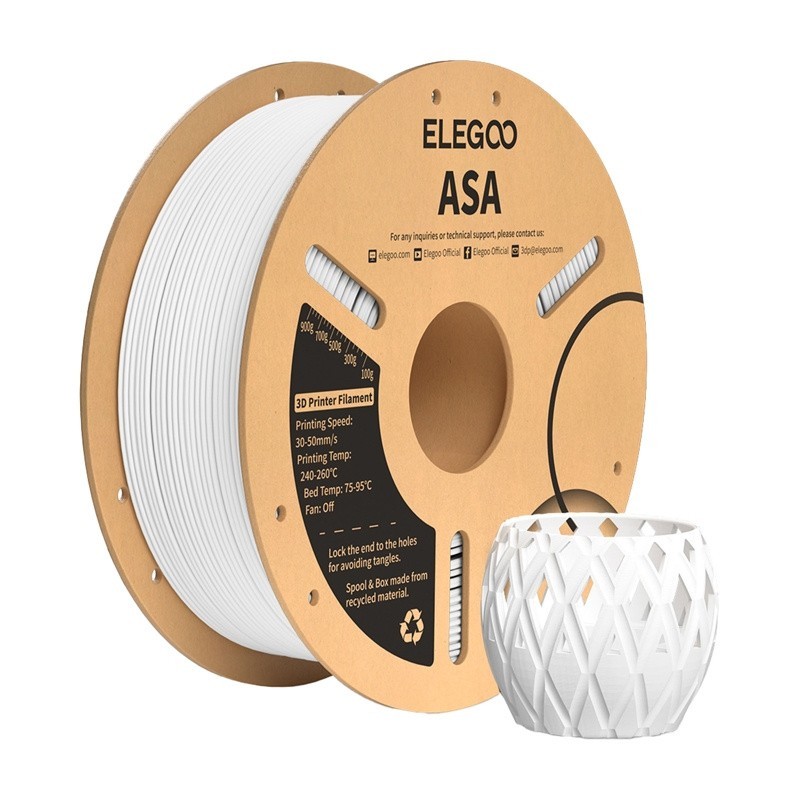 ELEGOO ASA Filament (White) ELEGOO ASA Filament (White)