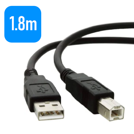 Kabel USB 2.0 do Drukarki 1.8m - Wysokiej Jakości | Drukarki.pl