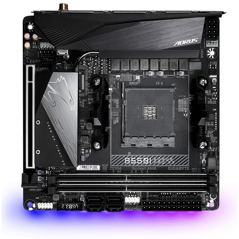 Płyta główna B550I AORUS PRO AX AM4 2DDR4 HDMI/DP mITX 