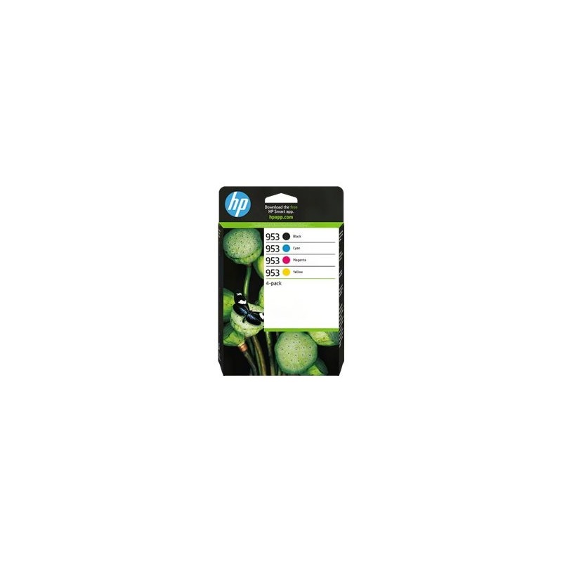 HP 953 CMYK Original Ink Cartridge 4-Pack
