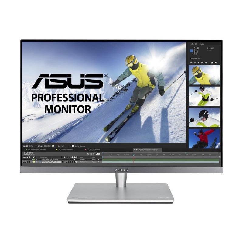 Monitor 24 cale PA24AC ProArt WUXGA IPS 100% sRGB 1200cd/m2 500:1 HDMI USB-C DP PIVOT Głośnik PIP PBP 