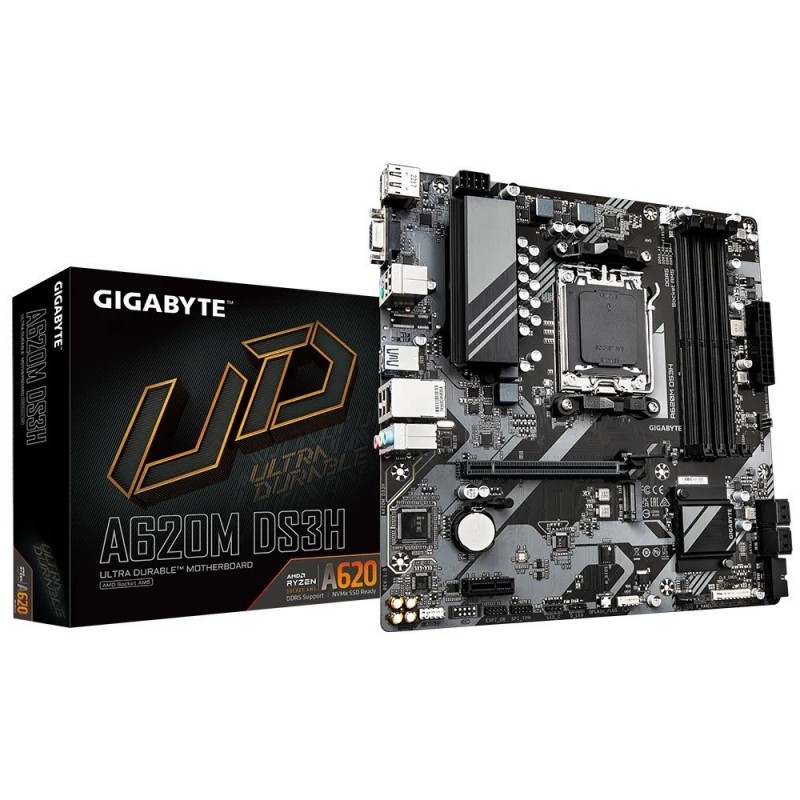 *A620M DS3H AM5 4DDR5 HDMI/DP M.2 mATX 