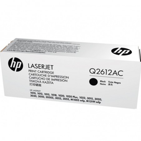 HP Toner nr 12AC Q2612AC Black 2K HP Toner nr 12AC Q2612AC Black 2K