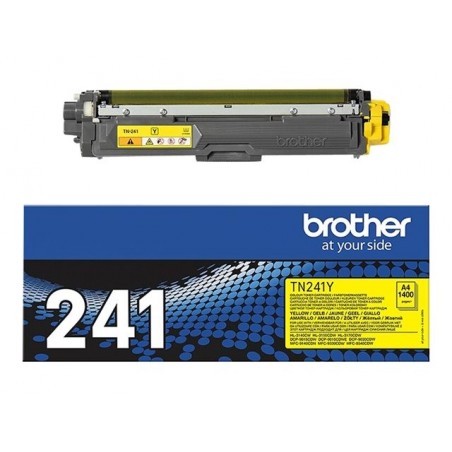 Brother Toner TN-241Y Yellow 1,4K Brother Toner TN-241Y Yellow 1,4K