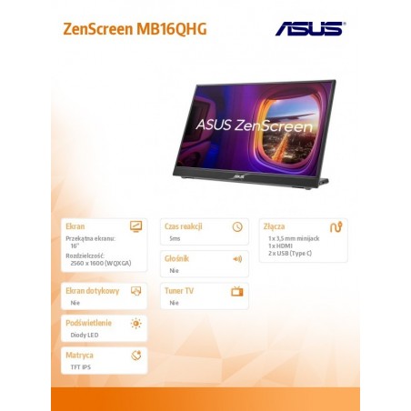 Monitor 16 cali MB16QHG