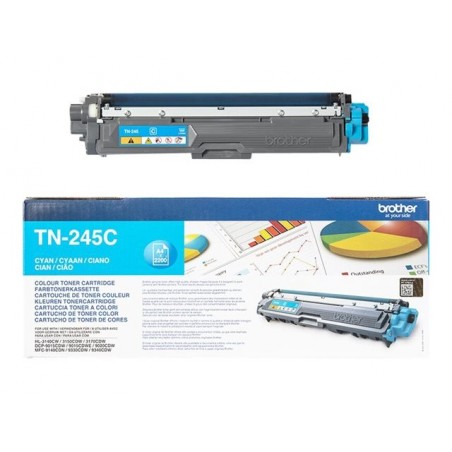 Brother Toner TN-245C Cyan 2,2K Brother Toner TN-245C Cyan 2,2K