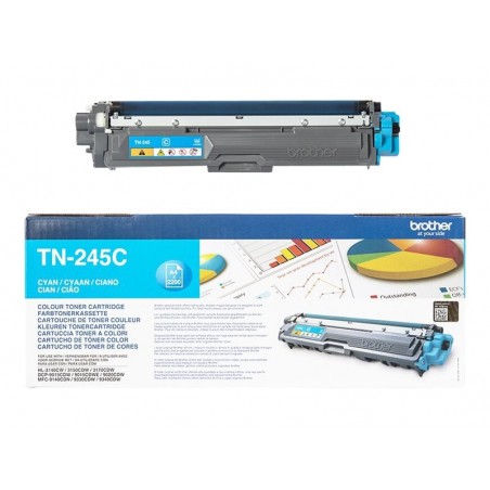 Brother Toner TN-245C Cyan 2,2K Brother Toner TN-245C Cyan 2,2K