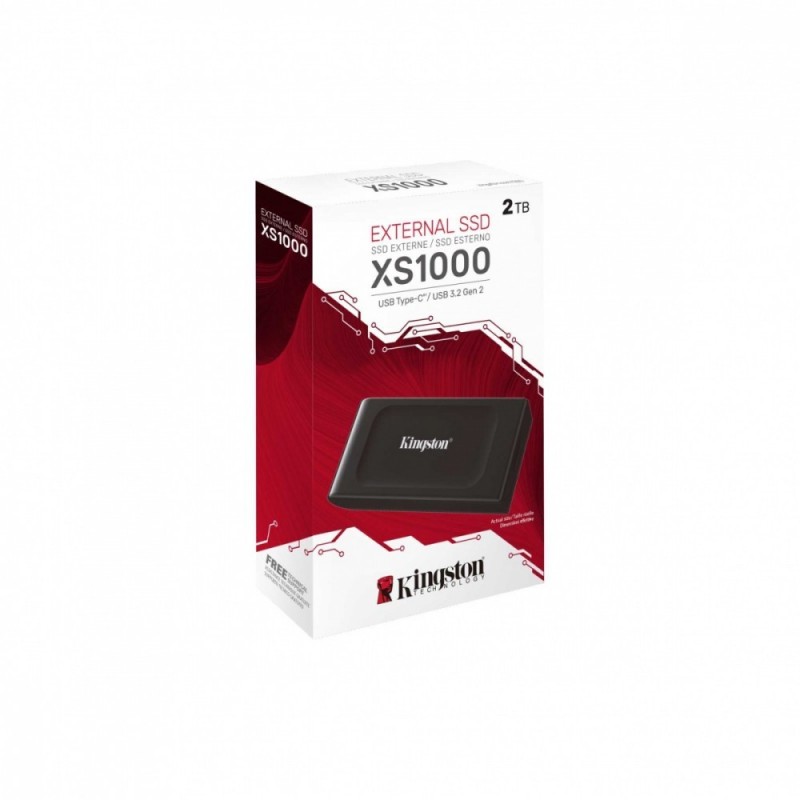 Dysk SSD XS1000 2TB USB3.2 Gen2x2 Zewnętrzny  Dysk SSD XS1000 2TB USB3.2 Gen2x2 Zewnętrzny
