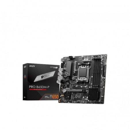 Płyta główna PRO B650M-P AM5 4DDR5 HDMI/DP mATX Płyta główna PRO B650M-P AM5 4DDR5 HDMI/DP mATX