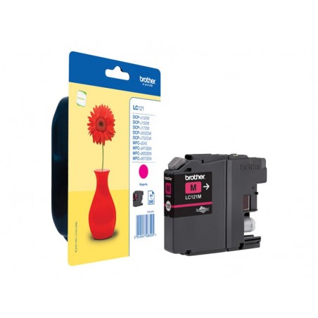 Brother Tusz LC121M Magenta 300str 300sh Brother Tusz LC121M Magenta 300str 300sh