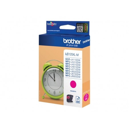 Brother Tusz LC125XLM Magenta 1,2K 1200sh Brother Tusz LC125XLM Magenta 1,2K 1200sh