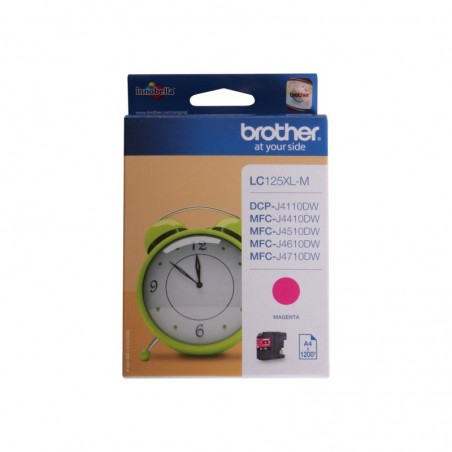 Brother Tusz LC125XLM Magenta 1,2K 1200sh Brother Tusz LC125XLM Magenta 1,2K 1200sh