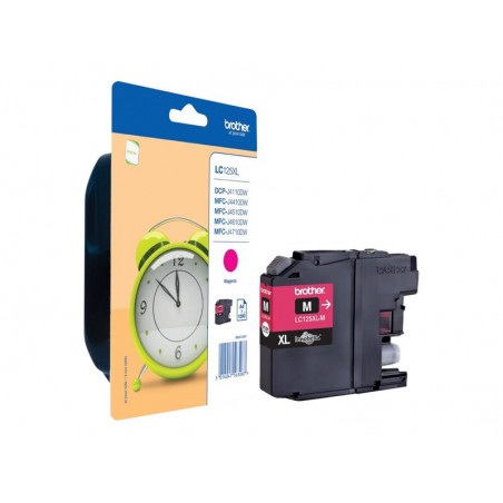 Brother Tusz LC125XLM Magenta 1,2K 1200sh Brother Tusz LC125XLM Magenta 1,2K 1200sh