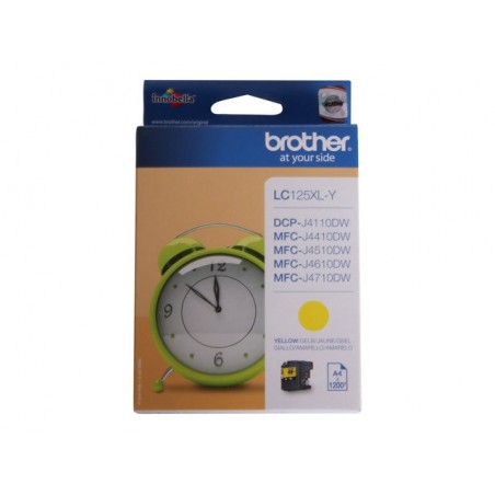 Brother Tusz LC125XLY Yellow 1,2K 1200sh Brother Tusz LC125XLY Yellow 1,2K 1200sh