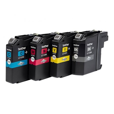 Brother Tusz LC123 CMYK 600str Brother Tusz LC123 CMYK 600str