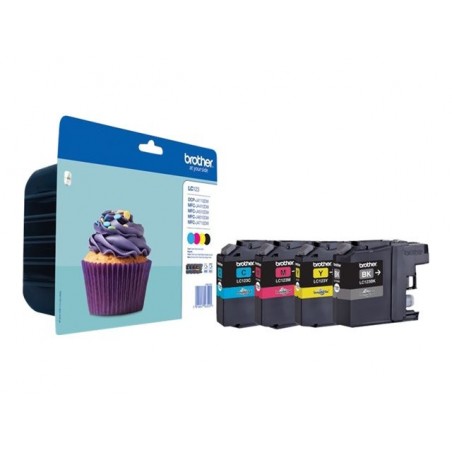 Brother Tusz LC123 CMYK 600str Brother Tusz LC123 CMYK 600str