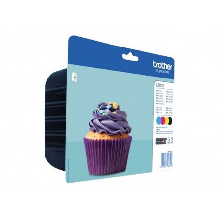 Brother Tusz LC123 CMYK 600str Brother Tusz LC123 CMYK 600str
