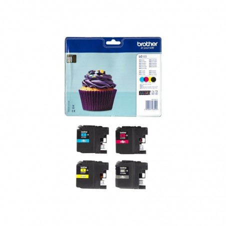 Brother Tusz LC123 CMYK 600str Brother Tusz LC123 CMYK 600str