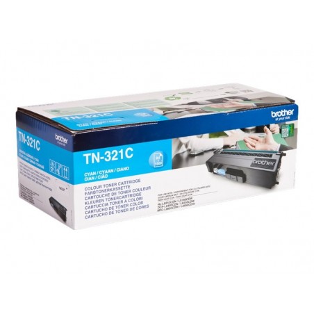Brother Toner TN-321 Cyan 1,5K Brother Toner TN-321 Cyan 1,5K