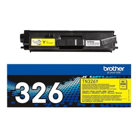 Brother Toner TN-326 Yellow 3,5K Brother Toner TN-326 Yellow 3,5K