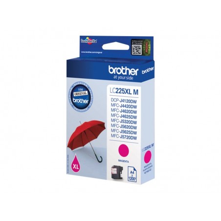 Brother Tusz LC225XLM Magenta 1,5K Brother Tusz LC225XLM Magenta 1,5K