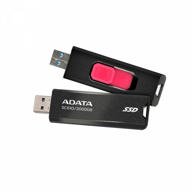 Dysk SSD zewnętrzny SC610 2000 GB USB3.2A Gen2 czarny Dysk SSD zewnętrzny SC610 2000 GB USB3.2A Gen2 czarny