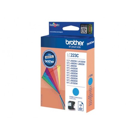 Brother Tusz LC223C Cyan 550str Brother Tusz LC223C Cyan 550str