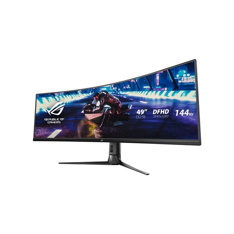 Monitor 49 XG49VQ VA 32:9 (3840 x 1080) ROG Strix 144Hz 4ms 1200nit 125% sRGB HDR400 HDMI DP USB B 2xUSB3.0 GŁOŚNIK