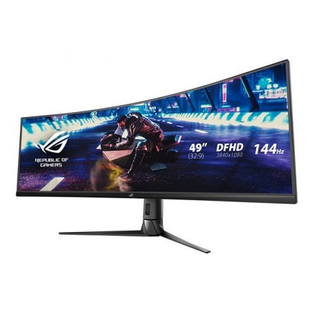 Monitor 49 XG49VQ VA 32:9 (3840 x 1080) ROG Strix 144Hz 4ms 1200nit 125% sRGB HDR400 HDMI DP USB B 2xUSB3.0 GŁOŚNIK Monitor 49 XG49VQ VA 32:9 (3840 x 1080) ROG Strix 144Hz 4ms 1200nit 125% sRGB HDR400 HDMI DP USB B 2xUSB3.0 GŁOŚNIK