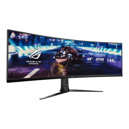 Monitor 49 XG49VQ VA 32:9 (3840 x 1080) ROG Strix 144Hz 4ms 1200nit 125% sRGB HDR400 HDMI DP USB B 2xUSB3.0 GŁOŚNIK Monitor 49 XG49VQ VA 32:9 (3840 x 1080) ROG Strix 144Hz 4ms 1200nit 125% sRGB HDR400 HDMI DP USB B 2xUSB3.0 GŁOŚNIK