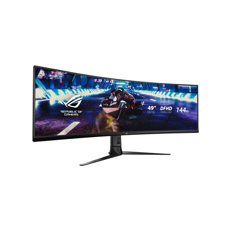 Monitor 49 XG49VQ VA 32:9 (3840 x 1080) ROG Strix 144Hz 4ms 1200nit 125% sRGB HDR400 HDMI DP USB B 2xUSB3.0 GŁOŚNIK